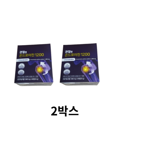 콘드로이친 관절엔 콘드로이친1200, 2박스, 1개
