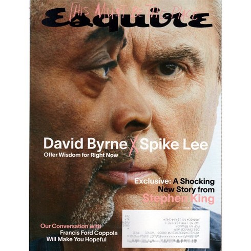 Esquire USA 2020년 10/11월호 (남성교양잡지), Esquire USA (2020년 10/11월호)