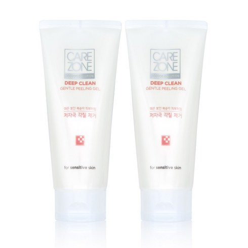케어존 딥클린 젠틀 필링젤 200ml 2개, 0.2l