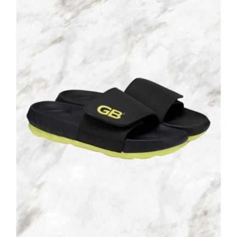 골스튜디오 슬리퍼 GB PRO SLIDE-BLACK/LIME