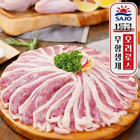 오리로스 - [KT알파쇼핑]사조원 무항생제 1등급 오리로스 150g x 14팩 총2.1kg, 14개