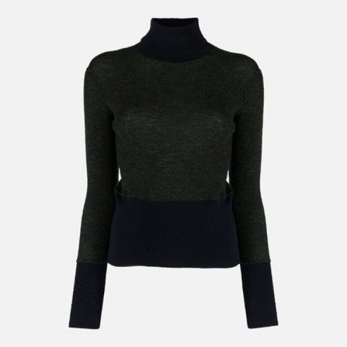 2023년 가성비 최고 쿠즈텡 23FW 여성 터틀넥 니트 - 톰브라운 [명품]여성 23FW 울 립 블랙 터틀넥 니트 FJT2..