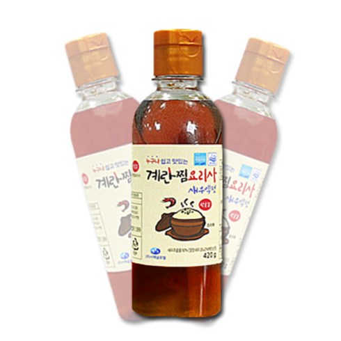 계란찜요리사 - 실속형 계란찜요리사 새우액젓 대용량 [HACCP], 1개, 420g