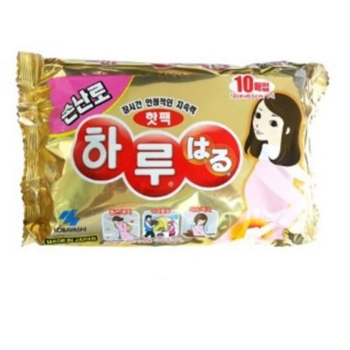 2023년 가성비 최고 하루온손난로 - 고바야시 하루핫팩 손난로 10매입 13cm X 9.5cm 핫팩 일본, 40개