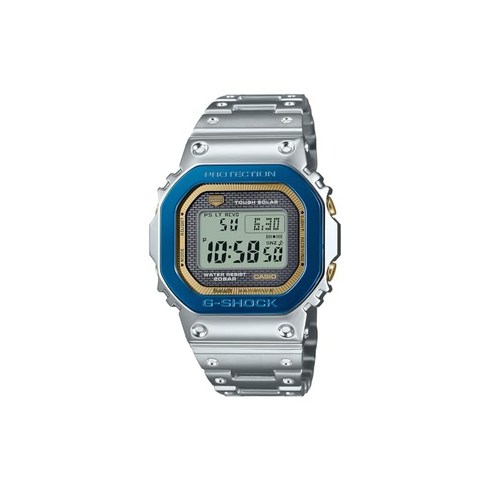 gmwb5000 - 카시오 손목시계 지샥 CASIO WATCH 50TH ANNIVERSARY 모델 풀 메탈 Bluetooth 탑재 전파 솔라 GMWB5000SS2JR 멘즈 실버, 1개