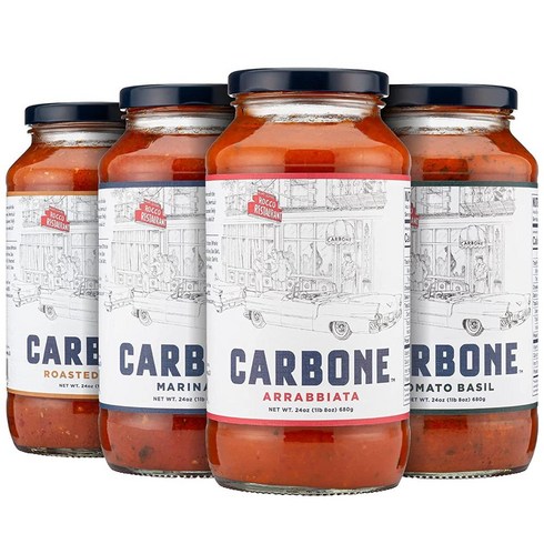 바리사다카본 - Carbone 카본 파스타 소스 모음 Pasta Sauce VARIETY 680g 총 4종, 1개