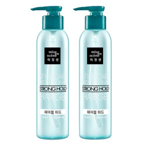 미쟝센 스타일케어 프로페셔널 헤어젤 하드, 250ml, 2개