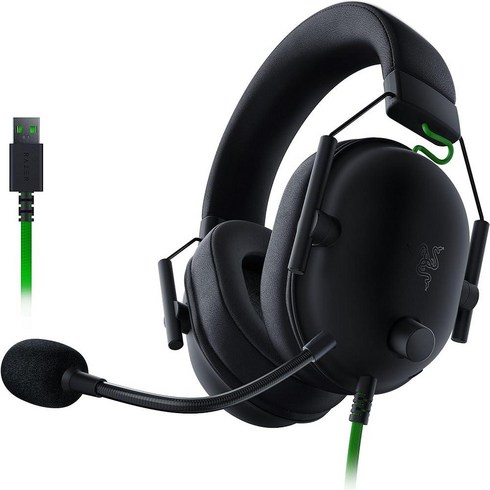 Razer 블랙샤크 V2 X 게이밍 헤드셋 블랙, USB, Classic Black, Classic Black