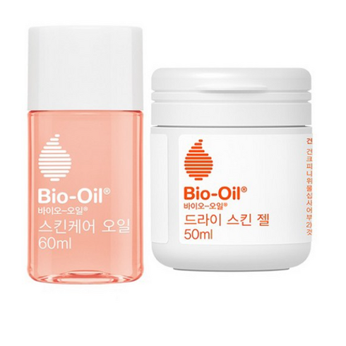 바이오오일 스킨케어오일 60ml + 드라이스킨젤 50ml, 1세트