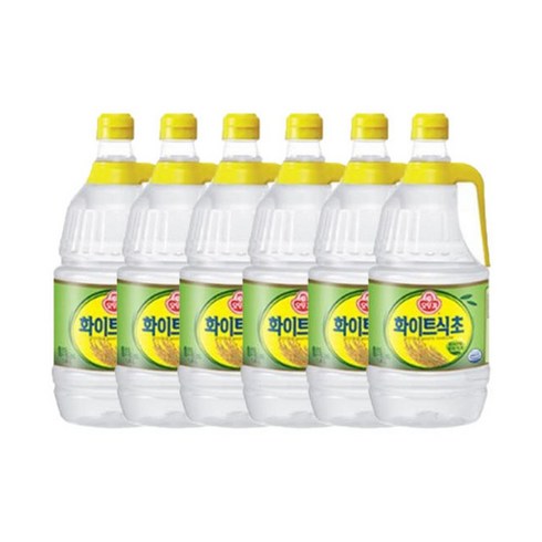 오뚜기 화이트 식초, 1.8L, 6개