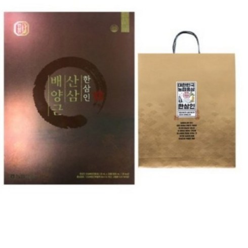 한삼인 산삼배양근 + 쇼핑백, 600ml, 1개