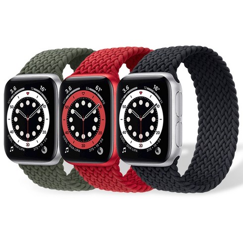 애플워치 3/4/5/6/7/SE 트위스트 스마트 스트랩 밴드 42mm 44mm, 스모크그린 S (150/170mm)