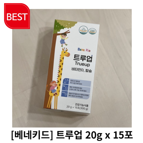 [정품] 베네키드 트루업 15포 1박스 비타민D 칼슘 젤리 베네키드트루업 베네키드칼슘젤리, 2개