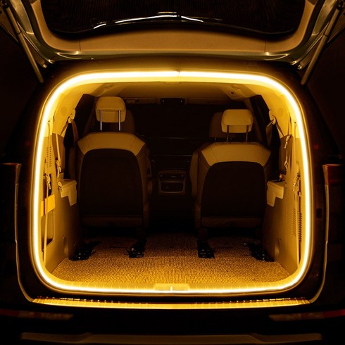 벤딕트 트렁크 식빵등 DIY LED바 면발광 트렁크등 LED 전차종, 1세트, 웜화이트 5M