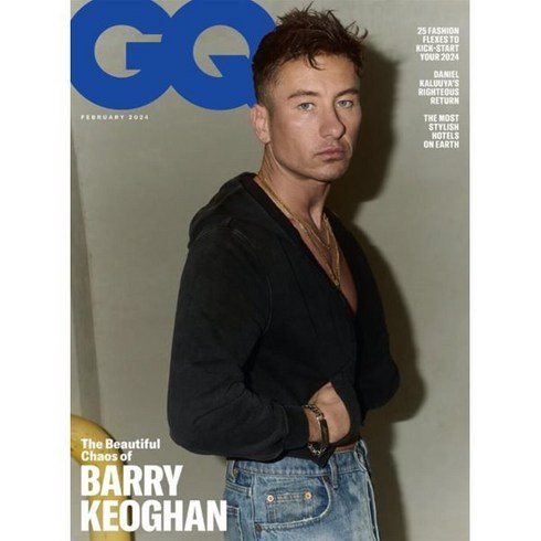 GQ UK (월간) : 2024년 02월 : 배리 케오간 커버 :