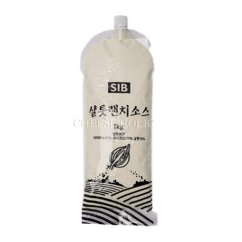 [아이스박스 포함] 선인 샬롯 랜치소스 1kg 마요네즈 딥 샌드위치 드레싱, 1개, 1L