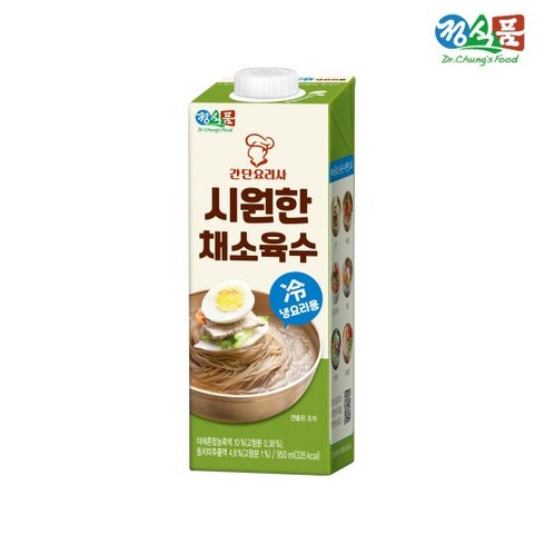 정식품 시원한 채소육수 950ml, 12개