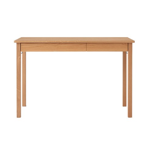 무인 양품 목제 책상 오크재 폭 110×안길이 55×높이 70 cm 12841050