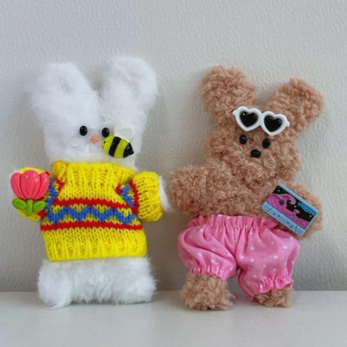 컬러인베리 모루 인형 키링 만들기 키트 DIY 따스한봄내음 세트, 1개