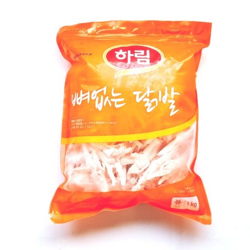 하림 뼈없는 닭발 1kg, 3개