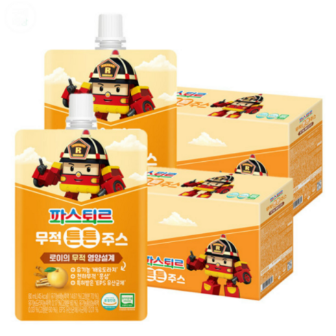 파스퇴르 유아용 무적 튼튼 주스 10p, 배&도라지, 800ml, 20개
