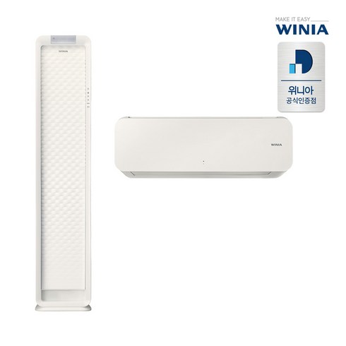 위니아 2등급 멀티에어컨 EPVW17HWESM (약17+7평) 기본설치포함 / 실외기포함 / 전국동일, 매립배관