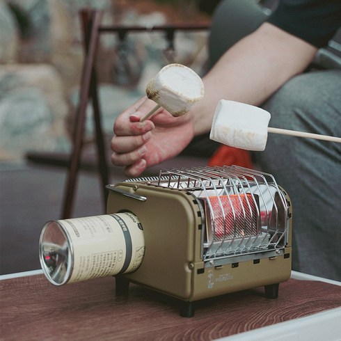 2023년 가성비 최고 더퍼스트펭귄히터 - 2023년 더퍼스트펭귄 미니히터 캠핑 난로, 코요테탄(단품)