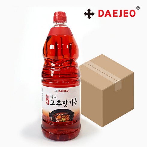 대저 매운 고추맛기름1.8L X 8개 (1박스), 1.8L