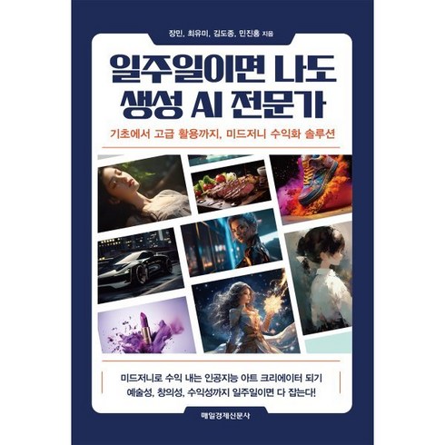 일주일이면 나도 생성 AI 전문가:기초에서 고급 활용까지 미드저니 수익화 솔루션, 매일경제신문사