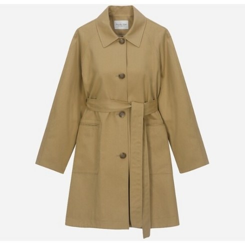 써스데이아일랜드 여성 포켓 맥 트렌치 코트 T236MCT131W