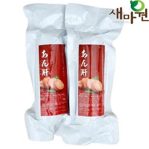 새마원 안키모 아귀간 소시지형 바다의 푸아그라, 200g, 2개