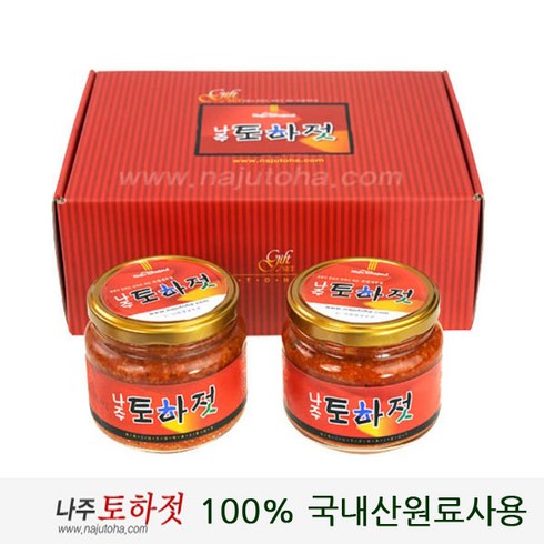 나주 토하젓 5호 500gx 2개 /국내산 양념토화젓갈, 5호 (500gx 2개) -1개, 500g