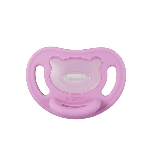 더블하트 Soft Buddy 노리개젖꼭지, L(6~18개월), 핑크, 1개