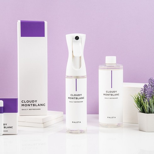 파레타 섬유향수 프리미엄 섬유탈취제 룸스프레이 데일리리프레셔 클라우디 몽블랑 본품300ml or 리필500ml(택1), 본품 300ml_클라우디 몽블랑, 300ml, 1개
