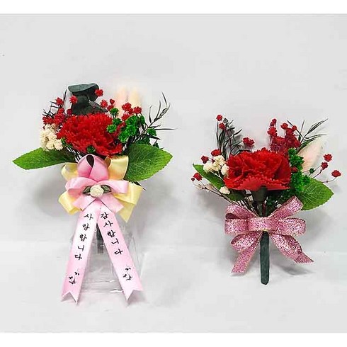 수앤로즈플라워 코사지 카네이션코사지 비누꽃코사지 비누장미 어버이날 비누꽃 프리저브드플라워, 1개