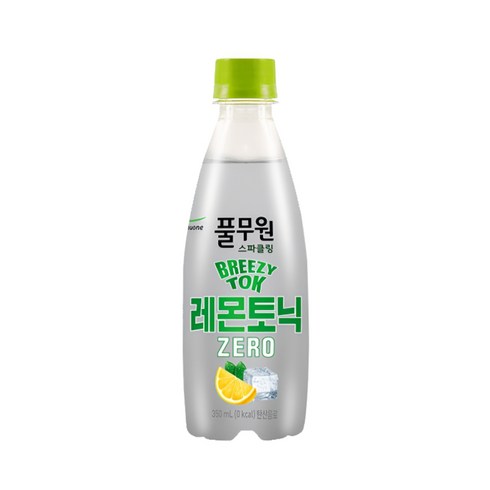 풀무원 브리지톡 레몬토닉제로 탄산음료, 20개, 350ml