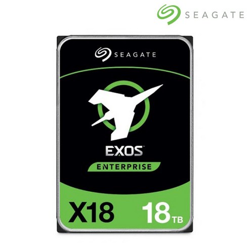 씨게이트 정품 Exos X18 ST18000NM004J (7200/256M) SAS 18TB HDD (보증기간 3년)