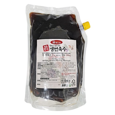 움트리냉면육수 - 움트리 진냉면육수, 2kg, 1개