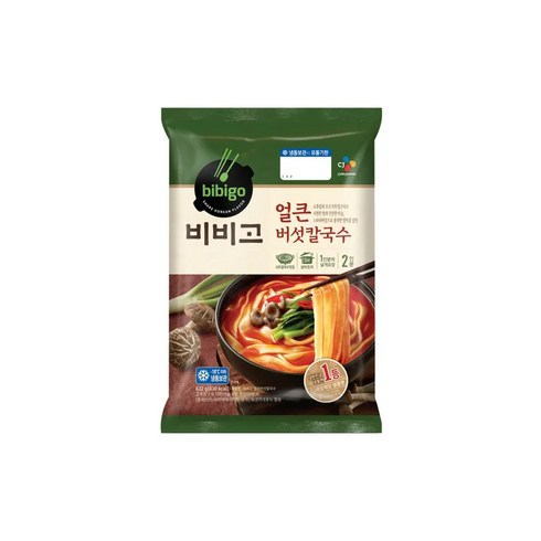 CJ 비비고 얼큰버섯칼국수632g 632g, 3개, 632g