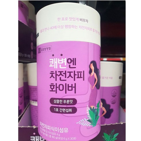 종근당건강 쾌변엔 차전자피 화이버 180g (6gx30포), 3개