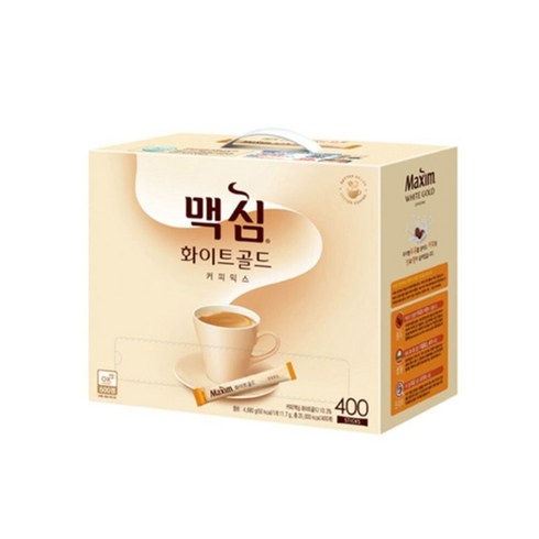 맥심 화이트골드 커피믹스 스틱 400T, 1개, 상세페이지 참조, 상세페이지 참조