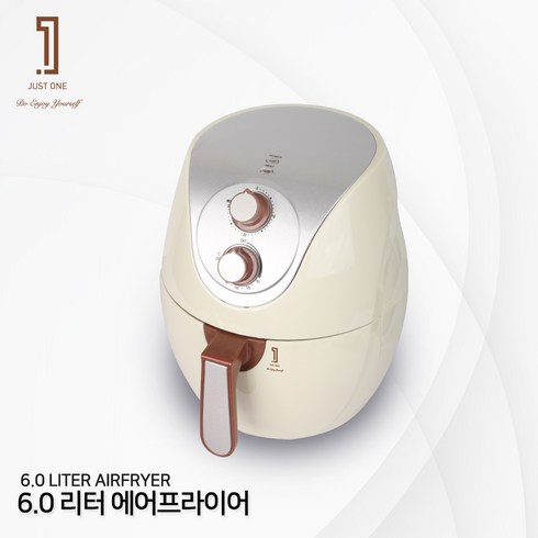 저스트원 에어 프라이어 6L, SN-QK200MAF, 아이보리