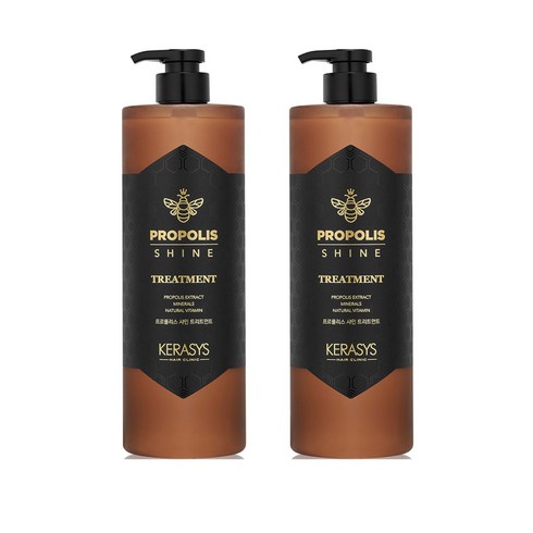 애경 [케라시스] 프로폴리스 샴푸/린스 1L X 2개 (옵션선택), 트리트먼트 x 2개