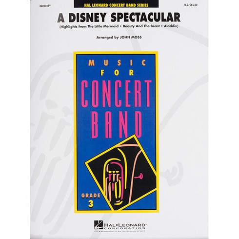 A Disney Spectacular | 디즈니 주제곡 모음 관악기 콘서트 밴드 악보 세트 Hal Leonard 할 레오나드