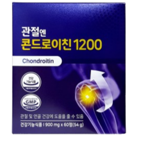 관절엔 콘드로이친1200 60정 관절연골건강, 6개