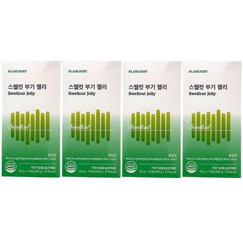 스웰컷 - 스웰컷 부기 젤리 2g 15포 4통, 4개, 30g
