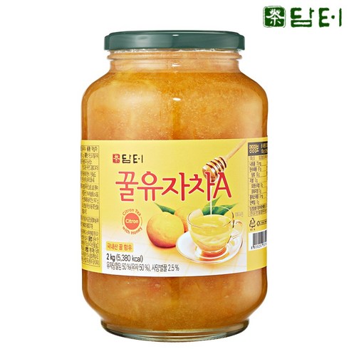 담터 꿀유자차, 2kg, 1개, 1개