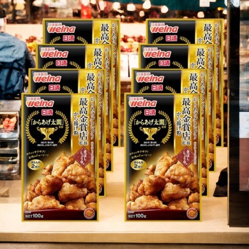 일본 닛신 전설의 가라아게 가루 간장맛 100g x8팩 일본식 튀김가루, 전설의 가라아게 간장맛 8팩