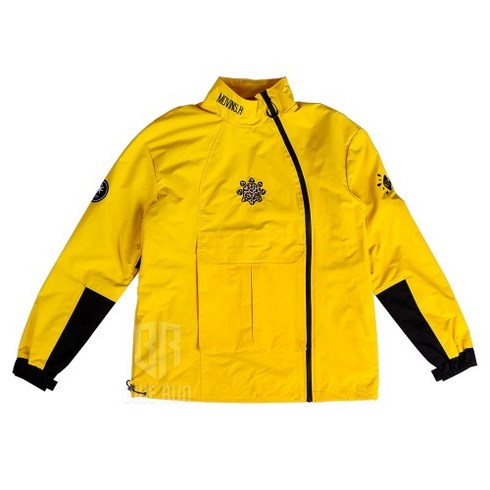 모빈스알 MOVINS.R AQUILA PLEASANT UNBAL (YELLOW) 바람막이 라이더 자켓, YELLOW, M