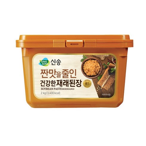 짠맛을 줄인 건강한 재래된장 2kg, 1개